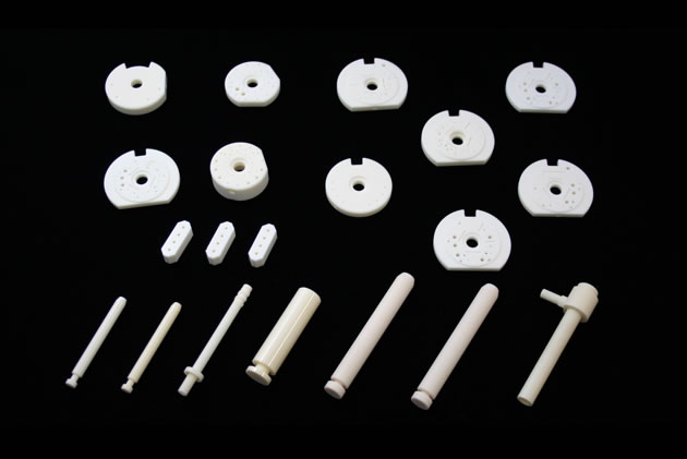 Ceramic parts for medical equipment and analyzers